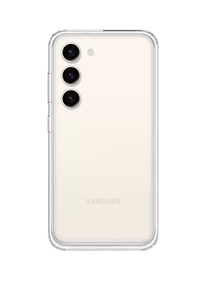 Samsung S23 Frame Case White  - Image 2
