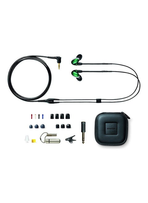 SE846 Wired Sound Isolating Earphones Gen 2, Secure in-Ear Earbuds, High-End Professional Sound, Hi-Def Four Drivers, Upgraded Sound Filters, Durable Quality, Customizable Frequency - Jade