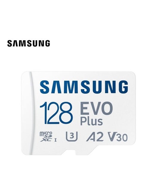EVO Plus W/SD Adaptor Micro SDXC Up-to 130MB/s Expanded Storage For Gaming Devices/Android/Tablets/Smartphones 128 GB