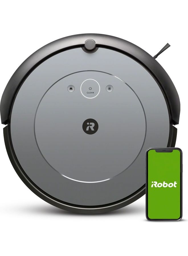 iRobot Roomba i1 Wi-Fi Connected Robot Vacuum - Navigates in Neat Rows, Compatible with Alexa, Ideal for Pet Hair, Carpets & Hard Floors, Roomba i1 0.4 L 30 W i115840 Grey 