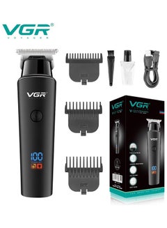 VGR Cordless Professional Hair And Beard Trimmer Black  - Image 1