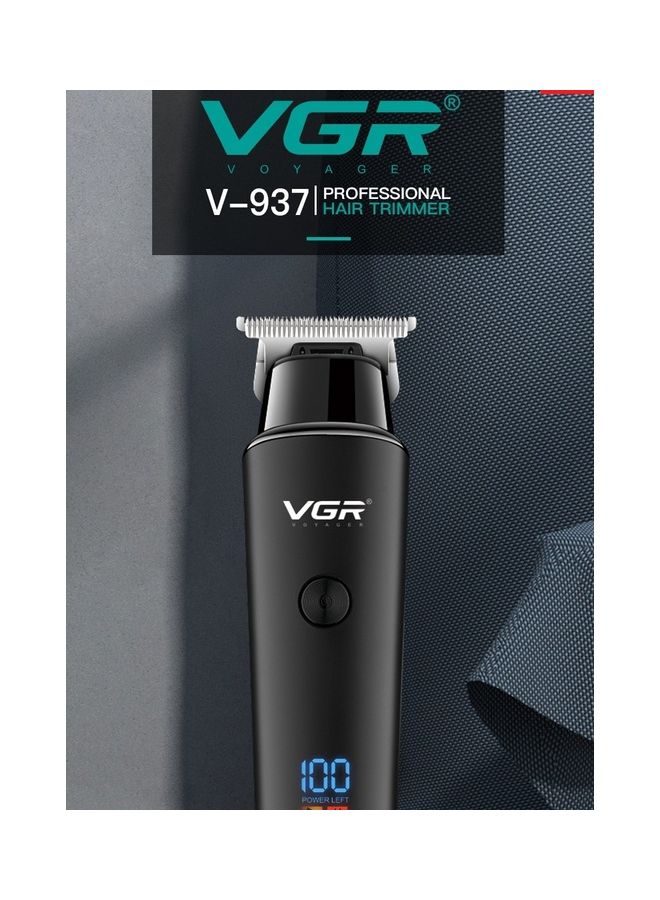 آلة قص الشعر المحترفة من VGR ماكينة حلاقة كهربائية لاسلكية بشاحن USB وشاشة LED عرض للرجال V-937 فضي/أبيض - v1681295598/N53400577A_3