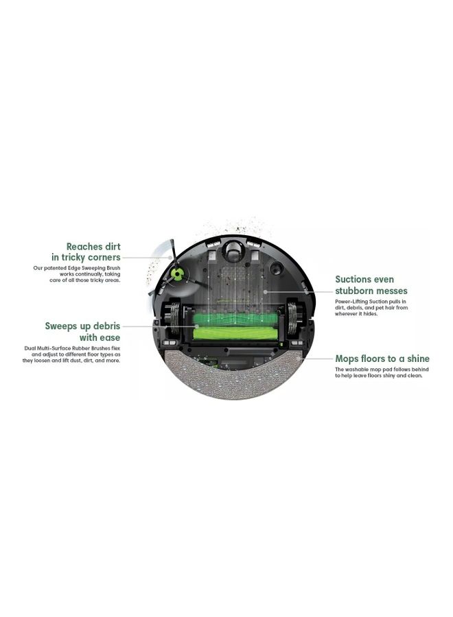 Roomba Combo j7+ مكنسة وممسحة روبوت ذاتية التفريغ - تعمل بالمكنسة الكهربائية والمماسح تلقائيًا دون الحاجة إلى تجنب السجاد، وتحدد العوائق وتتجنبها، ورسم الخرائط الذكية، وأليكسا، مثالية للحيوانات الأليفة - v1681295731/N53400590A_7