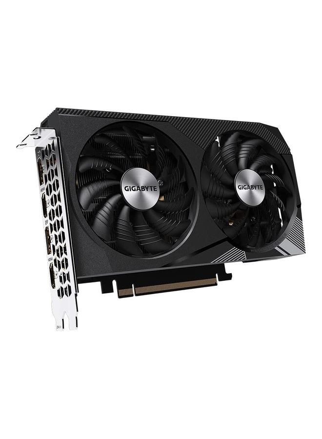 جيجابايت - بطاقة رسومات نفيديا جيفورس RTX 3060 ويندفورس او سي 12 جيجا GDDR6 192 بت من جيجابايت، اسود أبيض - Image 1