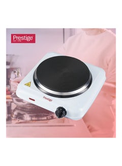 Prestige Electric Hot Plate - Single Burner Stove with Adjustable Temperature Control and Overheat Protection for Cooking Convenience 1500 W PR81523 White  - Image 2
