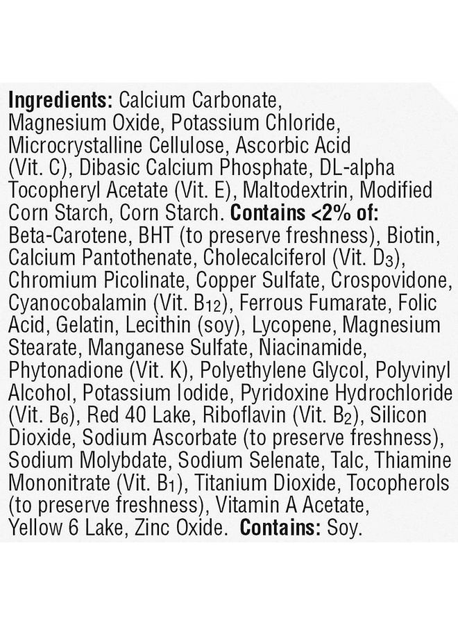 Centrum Multivitamin And Minerals Supplements 120 Tablets  - Image 2