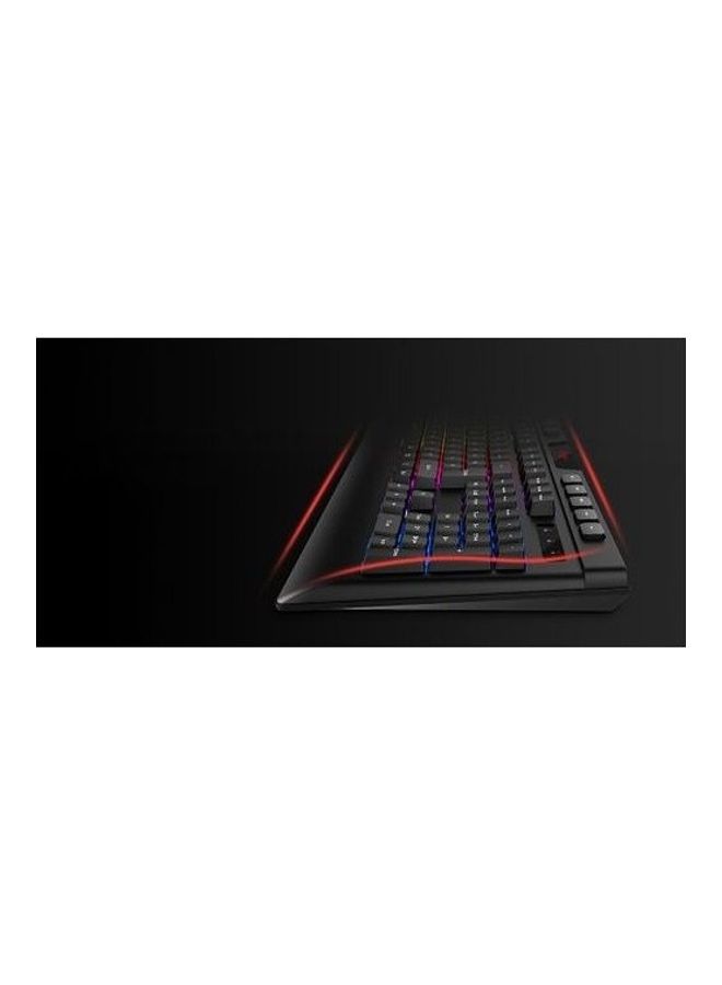 havit - Havit KB487L USB RGB Full Gaming Keyboard Multimedia Function -Membrane - Black - Image 1