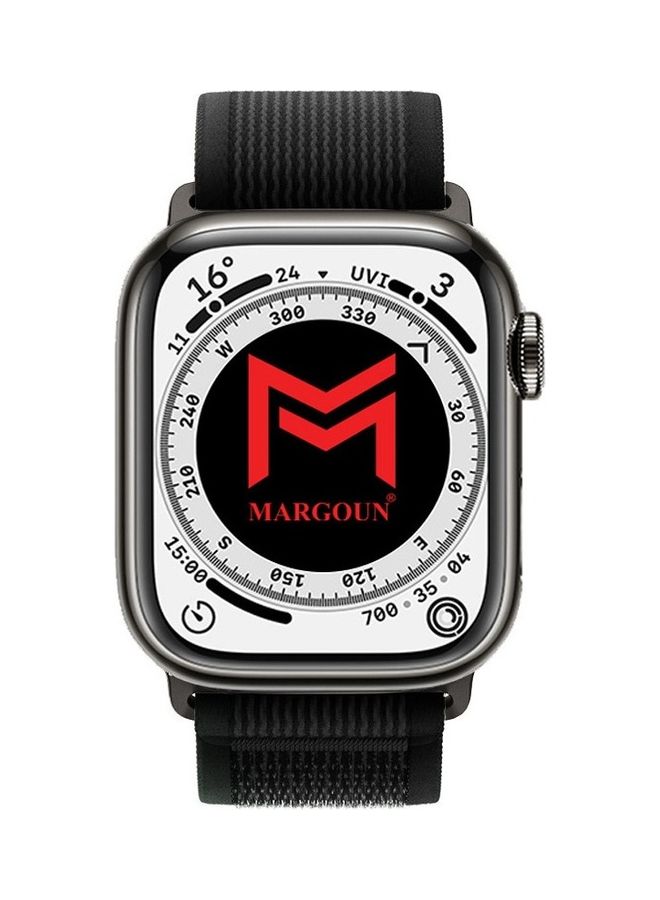 MARGOUN - Apple Watch Trail Band 38Mm 40Mm 41Mm Nylon Woven Sport Strap For iWatch Series Ultra 8 7 SE 6 5 4 3 2 11 Dark Grey - Image 1