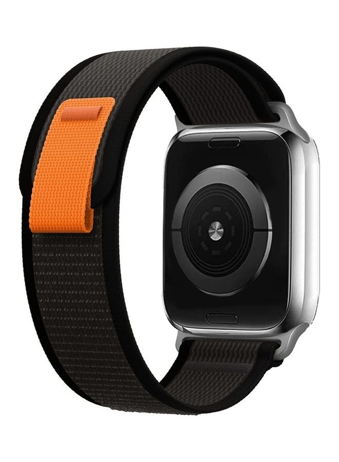 MARGOUN - Apple Watch Trail Band 38Mm 40Mm 41Mm Nylon Woven Sport Strap For iWatch Series Ultra 8 7 SE 6 5 4 3 2 11 Dark Grey - Image 1