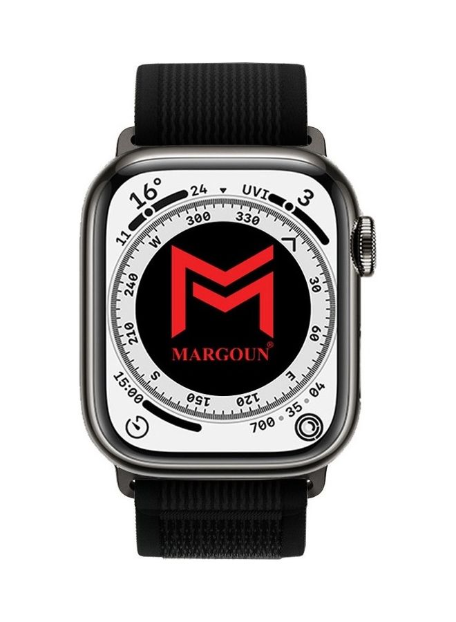 MARGOUN - Apple Watch Trail Band 38mm 40mm 41mm Nylon Woven Sport Strap For Iwatch Series Ultra/8/7/SE/6/5/4/3/2/6 Black - Image 1