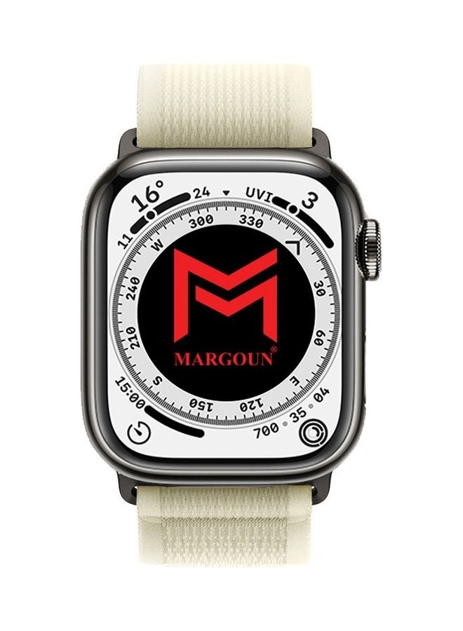 MARGOUN - Apple Trail Band 38mm 40mm 41mm Nylon Woven Sport Strap For iWatch Series Ultra/8/7/SE/6/5/4/3/2/12 Star Light - Image 1