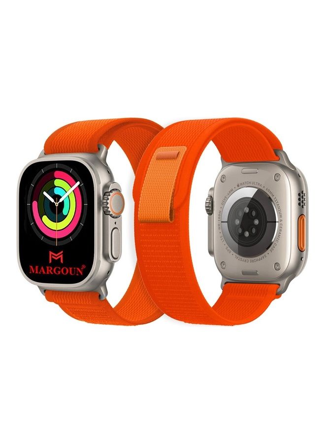مارجون سوار رياضي من النايلون لساعة آبل 49مم 45مم 44مم 42مم لساعة آي ووتش سلسلة ألترا/8/7/SE/6/5/4/3/2/3 - Image 1