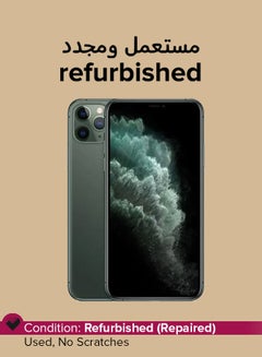 Refurbished - iPhone 11 Pro Max With FaceTime Midnight Green 64GB 4G LTE