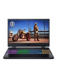 كمبيوتر محمول للألعاب Nitro 5 AN515 بشاشة مقاس 15.6 بوصة، ومعالج Core i5-12500H/ وذاكرة الوصول العشوائي DDR4 سعة 8 جيجابايت/ ومحرك أقراص SSD سعة 512 جيجابايت/ وبطاقة رسومات NVIDIAGeForce RTX 3050 سعة 4 جيجابايت/نظام التشغيل Windows 11 Home