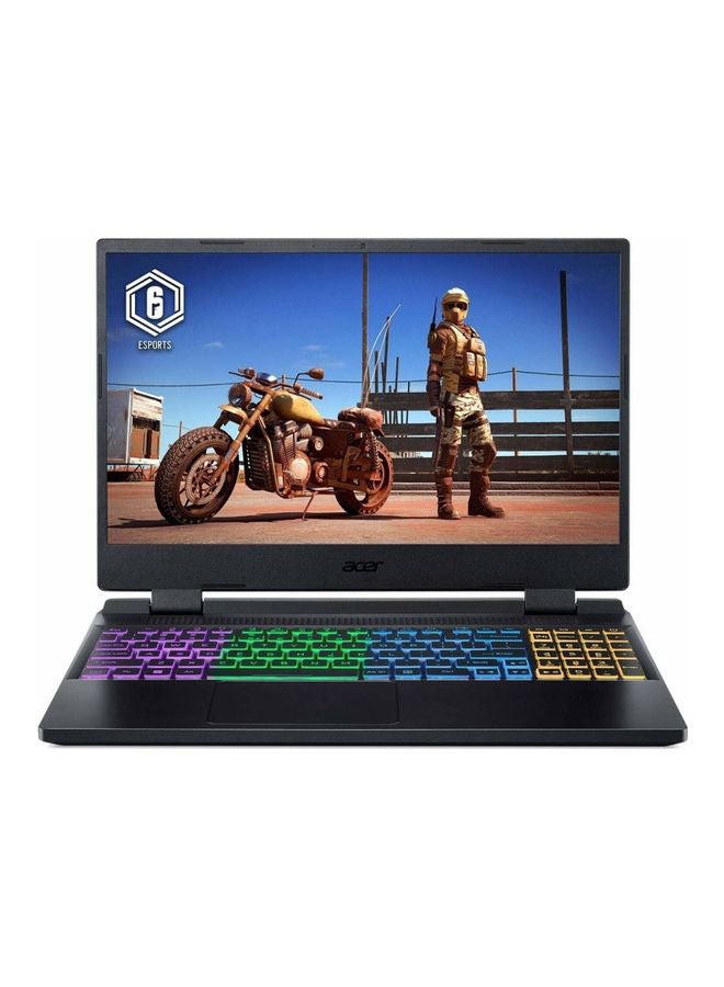 أيسر - كمبيوتر محمول للألعاب Nitro 5 AN515 بشاشة مقاس 15.6 بوصة، ومعالج Core i5-12500H/ وذاكرة الوصول العشوائي DDR4 سعة 8 جيجابايت/ ومحرك أقراص SSD سعة 512 جيجابايت/ وبطاقة رسومات NVIDIAGeForce RTX 3050 سعة 4 جيجابايت/نظام التشغيل Windows 11 Home - Image 1
