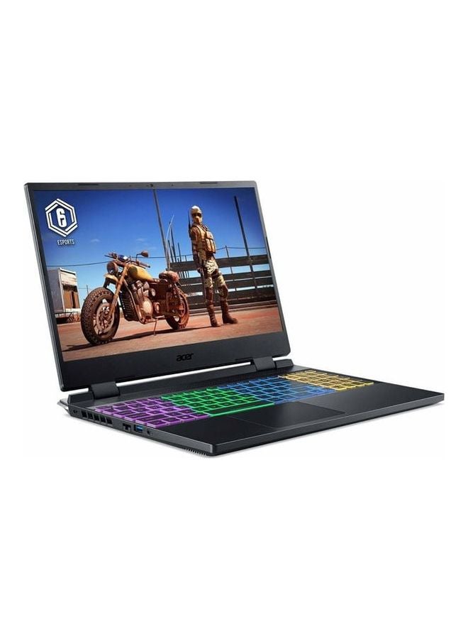 أيسر - كمبيوتر محمول للألعاب Nitro 5 AN515 بشاشة مقاس 15.6 بوصة، ومعالج Core i5-12500H/ وذاكرة الوصول العشوائي DDR4 سعة 8 جيجابايت/ ومحرك أقراص SSD سعة 512 جيجابايت/ وبطاقة رسومات NVIDIAGeForce RTX 3050 سعة 4 جيجابايت/نظام التشغيل Windows 11 Home - Image 1