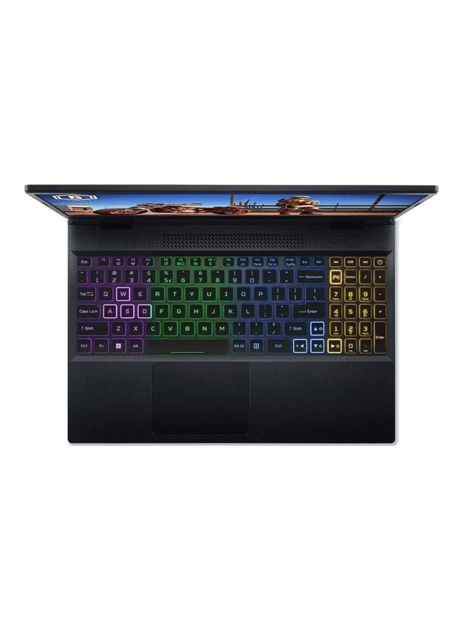 أيسر - كمبيوتر محمول للألعاب Nitro 5 AN515 بشاشة مقاس 15.6 بوصة، ومعالج Core i5-12500H/ وذاكرة الوصول العشوائي DDR4 سعة 8 جيجابايت/ ومحرك أقراص SSD سعة 512 جيجابايت/ وبطاقة رسومات NVIDIAGeForce RTX 3050 سعة 4 جيجابايت/نظام التشغيل Windows 11 Home - Image 1