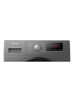 Hisense Front Load Washing Machine With Inverter Motor 1200 RPM 1 Year Warranty 7 kg WFQP7012EVMT Titanium silver  - Image 3