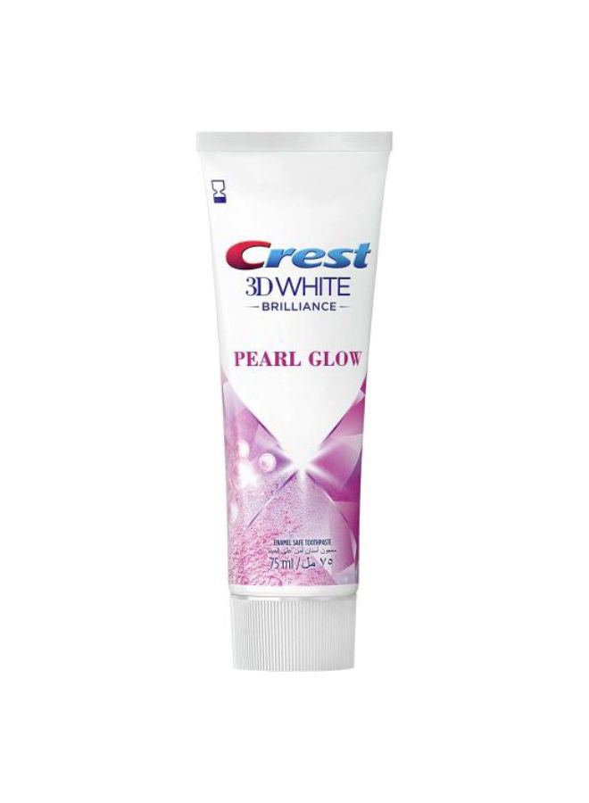 Crest Crest 3D White Brilliance Pearl Glow Toothpaste 75ml  - Image 1