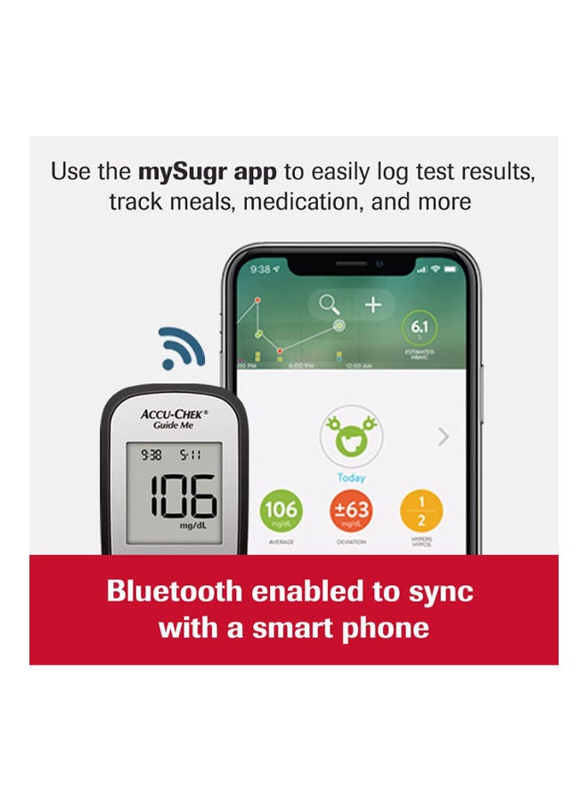 ACCU-CHEK Guide Bundle Blood Glucose Monitor And 50 Pieces Strips - Image 5