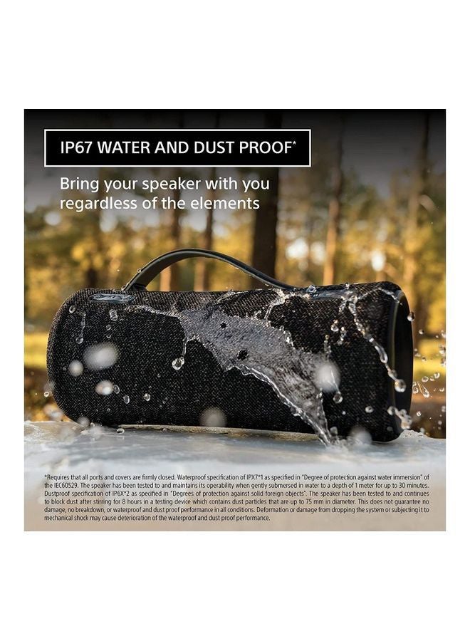 Sony - SRS-XG300 X-Series Wireless Portable Bluetooth Party Speaker IP67 Waterproof And Dustproof With 25 Hour Battery And Retractable Handle Black - Image 1