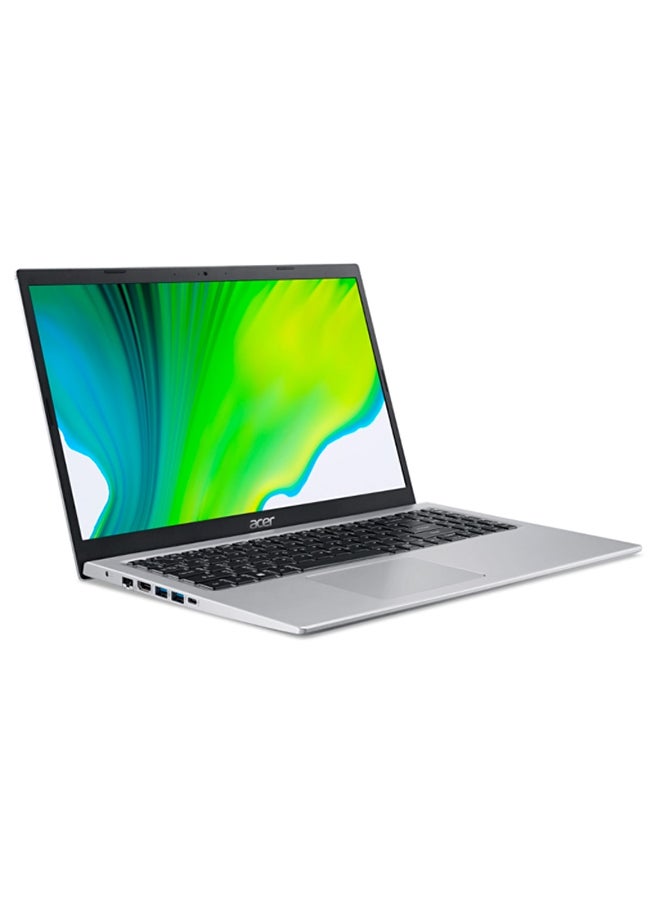 Acer - Aspire 5 A515 Notebook With 15.6-Inch Display, Core i5-1135G7 Processor/8GB RAM/512GB SSD/2GB Nvidia MX450 Graphics Card/Windows 11 English/Arabic Pure Silver - Image 1
