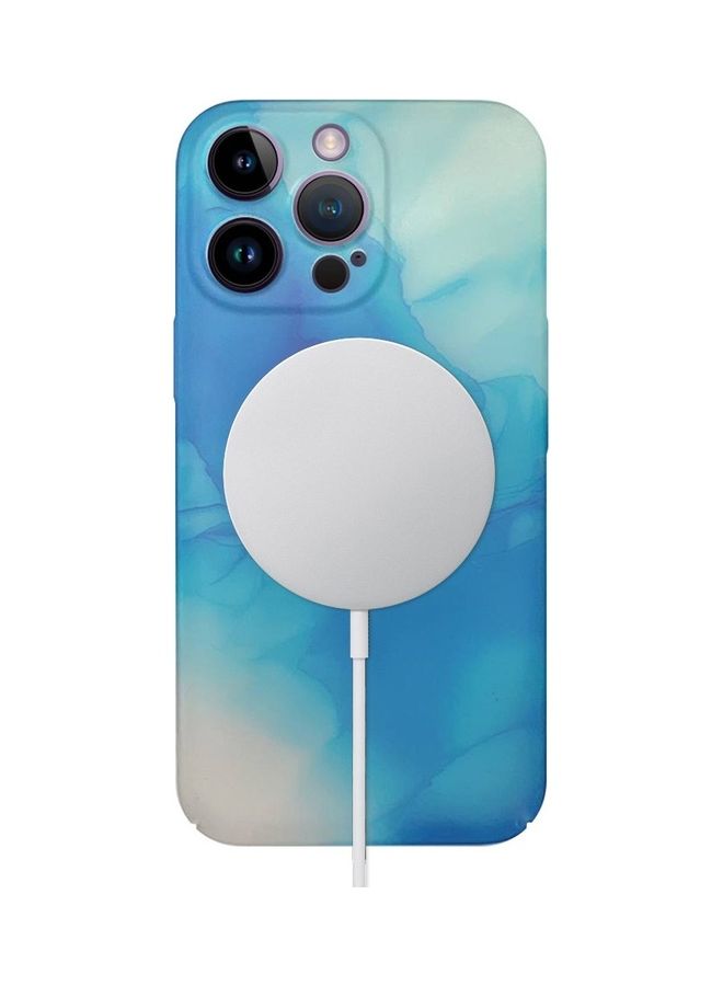 MARGOUN Magsafe Compatible For iPhone 14 Pro Magnetic Multi Color Case With Shock Absorption Anti Scratch Blue - Image 3