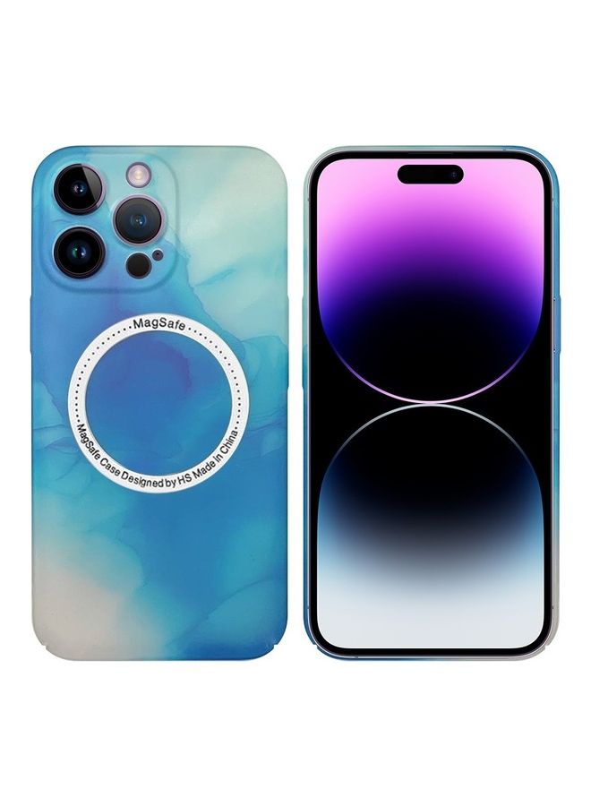 MARGOUN Magsafe iPhone Compatible For iPhone 14 Pro Max Magnetic Multi Color Case With Shock Absorption Anti Scratch Blue - Image 2