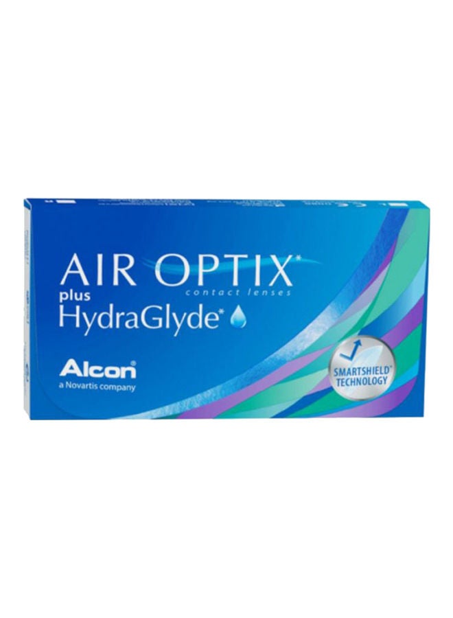 ألكون Air Optix Hydraglade Monthly Disposable Pack Of 6 Contact Lenses 