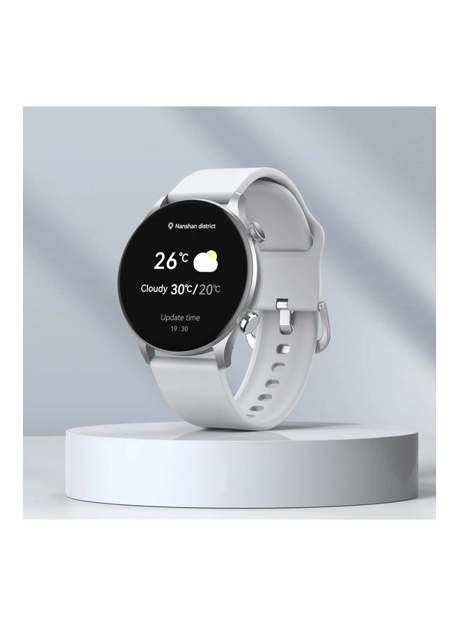 Haylou - Solar Plus Smartwatch 1.43 inch Amoled HD Display 105 Sport modes Heart Rate monitoring SpO2 with Bluetooth Calling Silver - Image 1