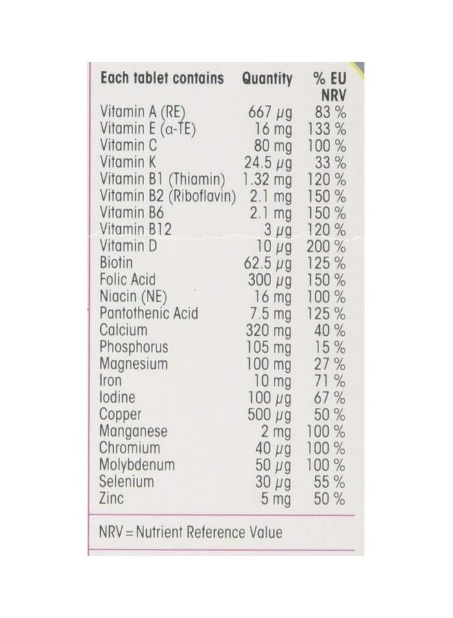 Multivitamin And Multimineral For Women 30 Tablets - v1681461141/N53401076A_3