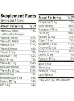 Centrum Multivitamin And Multimineral Silver 50+ For Women 100 Tablets  - Image 3