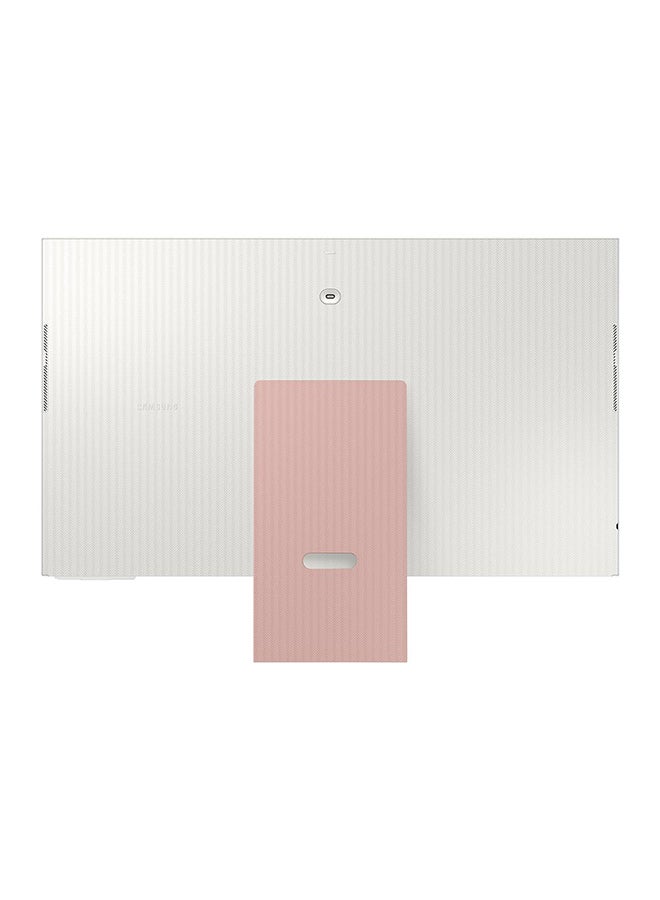 Samsung - 32 inch M8 4K UHD Flat Monitor, With Smart TV Experience and Camera, Max 60Hz Refresh Rate, 4ms Gtg Response Time, 16:9 Aspect Ratio, HDR10, IoT Hub, USB-C, Micro HDMI, LS32BM80PUMXU Daylight Sunset Pink - Image 1
