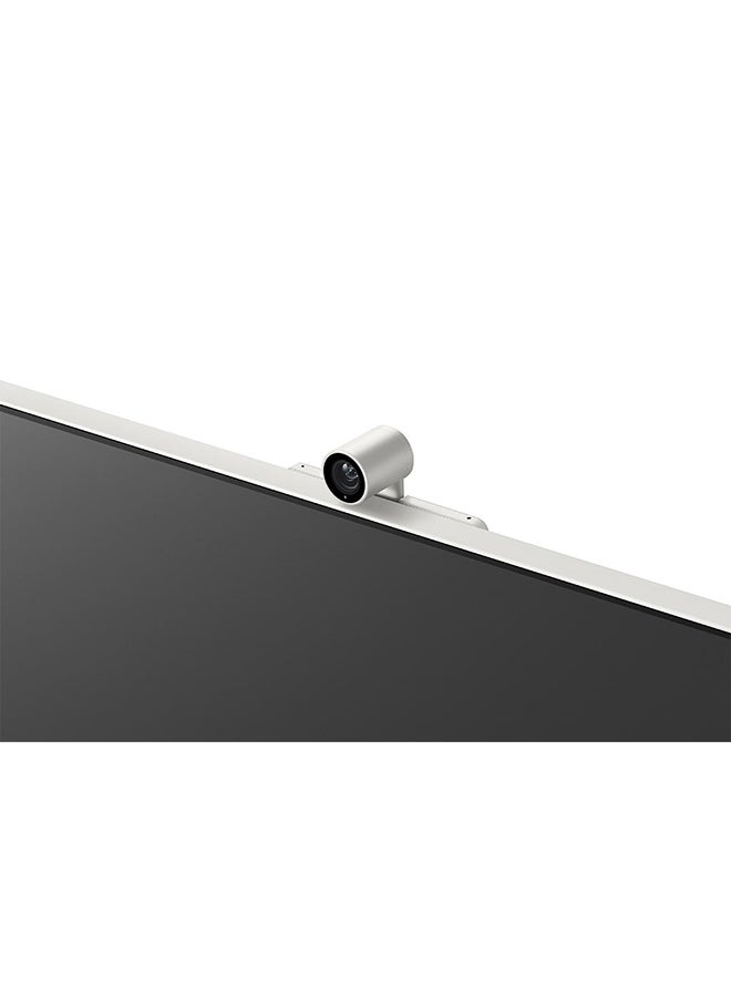 Samsung - 32 inch M8 4K UHD Flat Monitor, With Smart TV Experience and Camera, Max 60Hz Refresh Rate, 4ms Gtg Response Time, 16:9 Aspect Ratio, HDR10, IoT Hub, USB-C, Micro HDMI, LS32BM80PUMXU Daylight Sunset Pink - Image 1