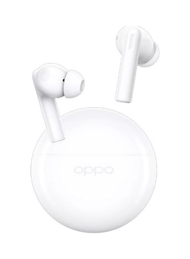 OPPO - ENCO Air 2i Earphone Bluetooth Wireless Earbuds 28Hours Battery Life White - Image 1