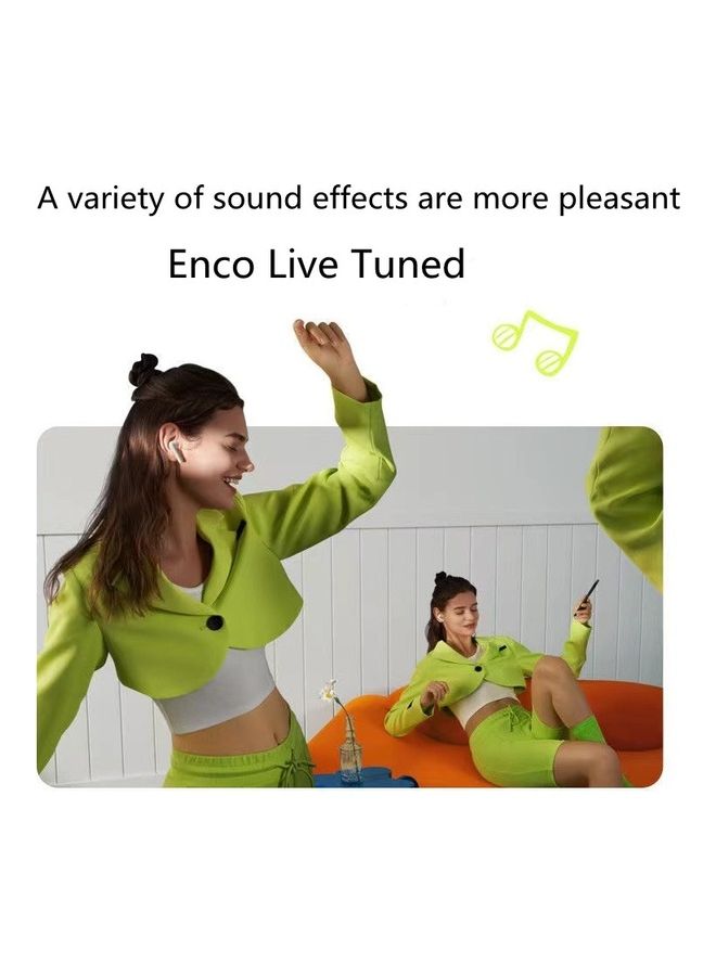 OPPO - ENCO Air 2i Earphone Bluetooth Wireless Earbuds 28Hours Battery Life White - Image 1