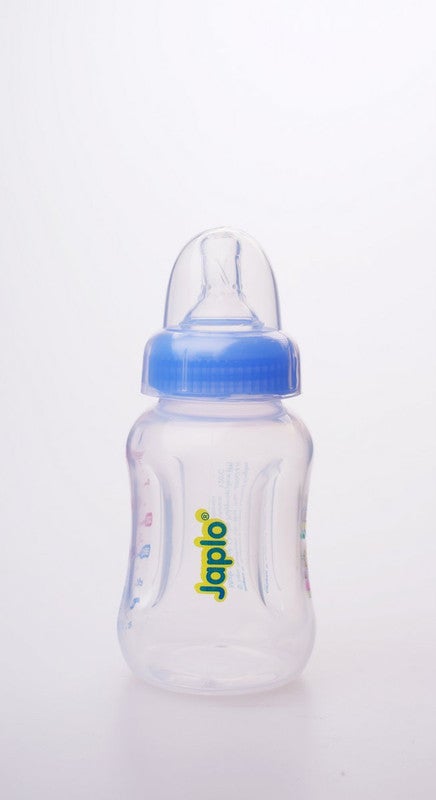 Japlo - Easy mix & grip  baby feeding Bottle with Anti-colic nipple & Lukewarm water mixer size 140 ml - Assorted - Image 1