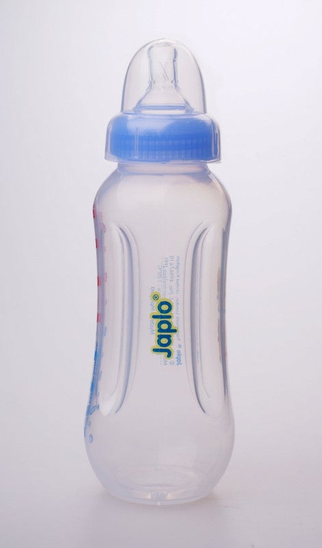 Japlo - Easy mix & grip  baby feeding Bottle with Anti-colic nipple & Lukewarm water mixer size 250 ml - Assorted - Image 1