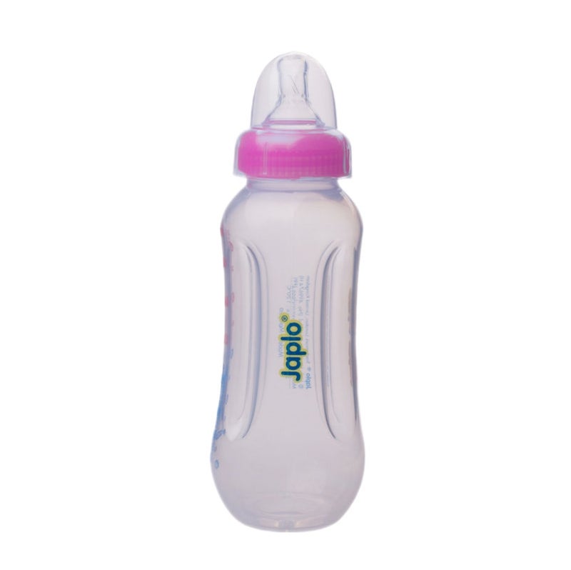 Japlo - Easy mix & grip  baby feeding Bottle with Anti-colic nipple & Lukewarm water mixer size 250 ml - Assorted - Image 1