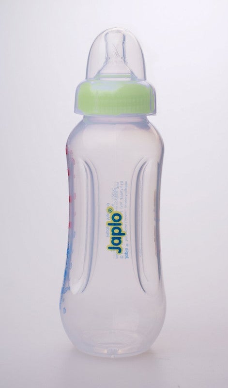 Japlo - Easy mix & grip  baby feeding Bottle with Anti-colic nipple & Lukewarm water mixer size 250 ml - Assorted - Image 1