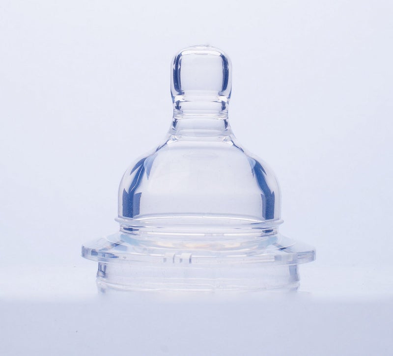Japlo Nana Natural Feeding Bottle , for natural feeling like the sensation of breastfeeding , with Anti-colic nipple & Lukewarm water mixer 160 ml (seprate handes)  - Image 2