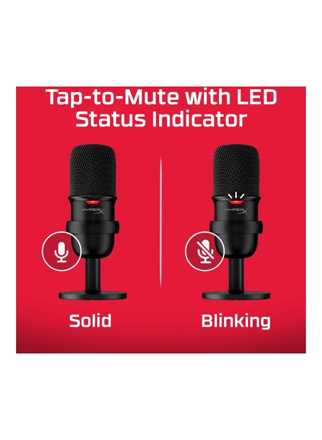 HYPERX - Hyperx Solocast Microphone Black (4P5P8AA) - Image 1