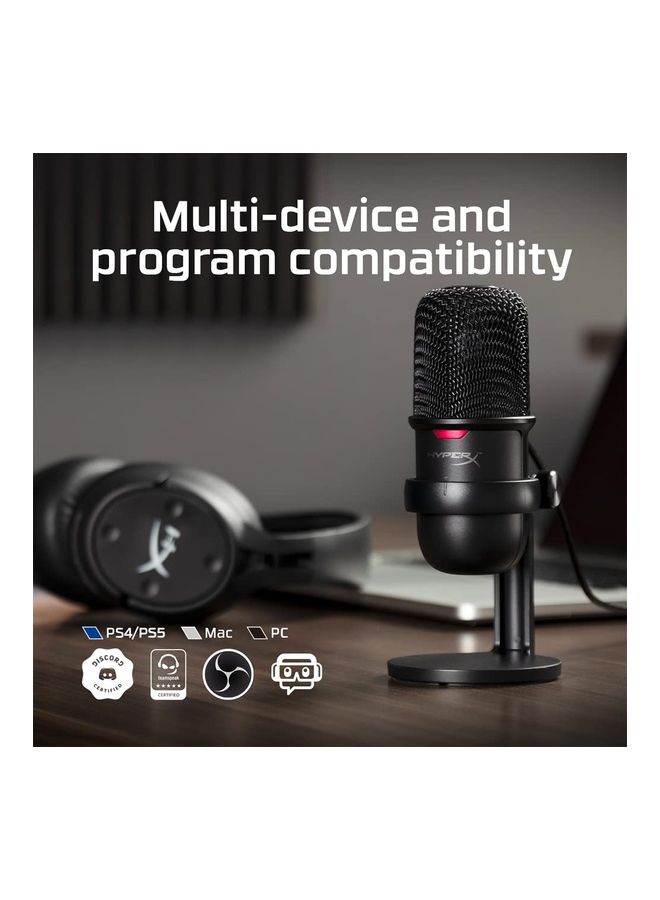 HYPERX - Hyperx Solocast Microphone Black (4P5P8AA) - Image 1