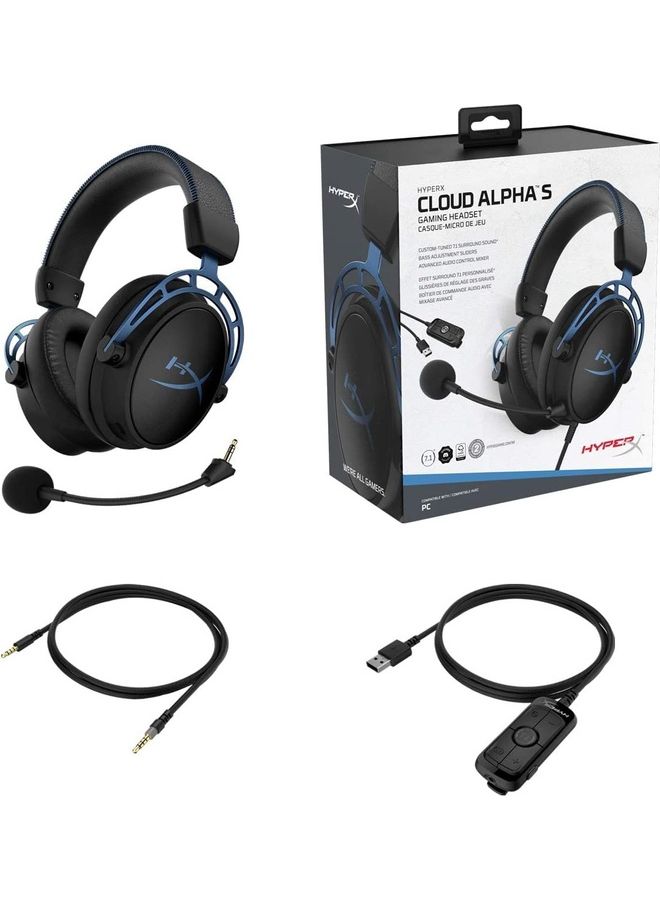 HYPERX - Hyperx Cloud Alpha S Blue Gaming Headset (4P5L3AA) - Image 1