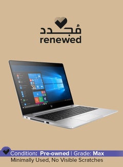 Renewed - EliteBook 840 G6 Notebook With 14 Inch Display,Intel Core i5-8365U/8GB RAM/256GB SSD/Windows 10 English Metallic English Metallic