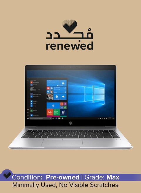 Renewed -  EliteBook 840 G6 Notebook With 14 Inch Display,Intel Core i5-8265U/8GB RAM/256GB SSD/Windows 10 English Metallic