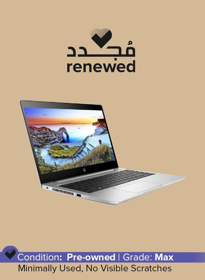 HP - Renewed -  EliteBook 840 G5 Notebook With 14 Inch Display,Intel Core i5-8350U/16GB RAM/256GB SSD/Windows 10 English Metallic - Image 1