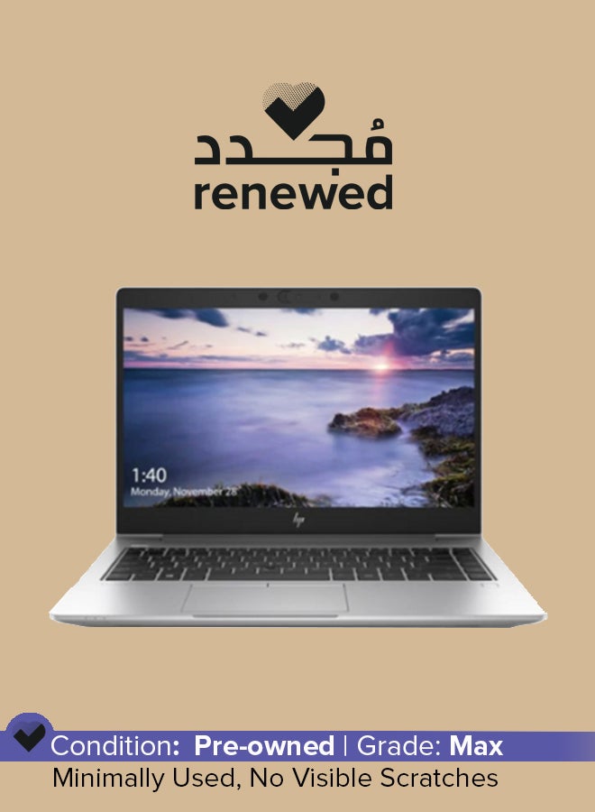 HP Renewed -  EliteBook 830 G6 Notebook With 13.3 Inch Display,Intel Core i5-8265U/8GB RAM/256GB SSD/Windows 10 English Metallic  - Image 1