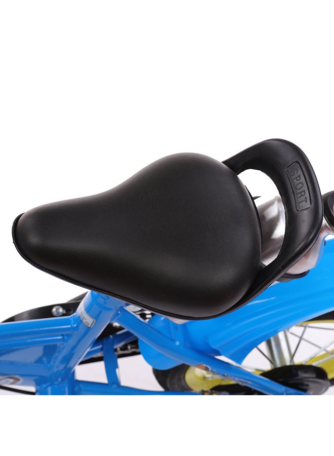 MAIBQ - Children's Bike With Training Wheels Water Bottle And Front Basket 14inch - Image 1