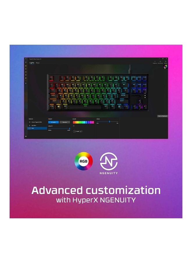 HYPERX - Alloy Origins Core PBT Tenkeyless Mechanical Keyboard - Image 1